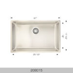 BOSCO 208015 Builder Series 27″ Kitchen Sink
