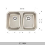 BOSCO 207022 Builder Series 29″ Kitchen Sink