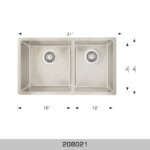 BOSCO 208021 Builder Series 31″ Kitchen Sink