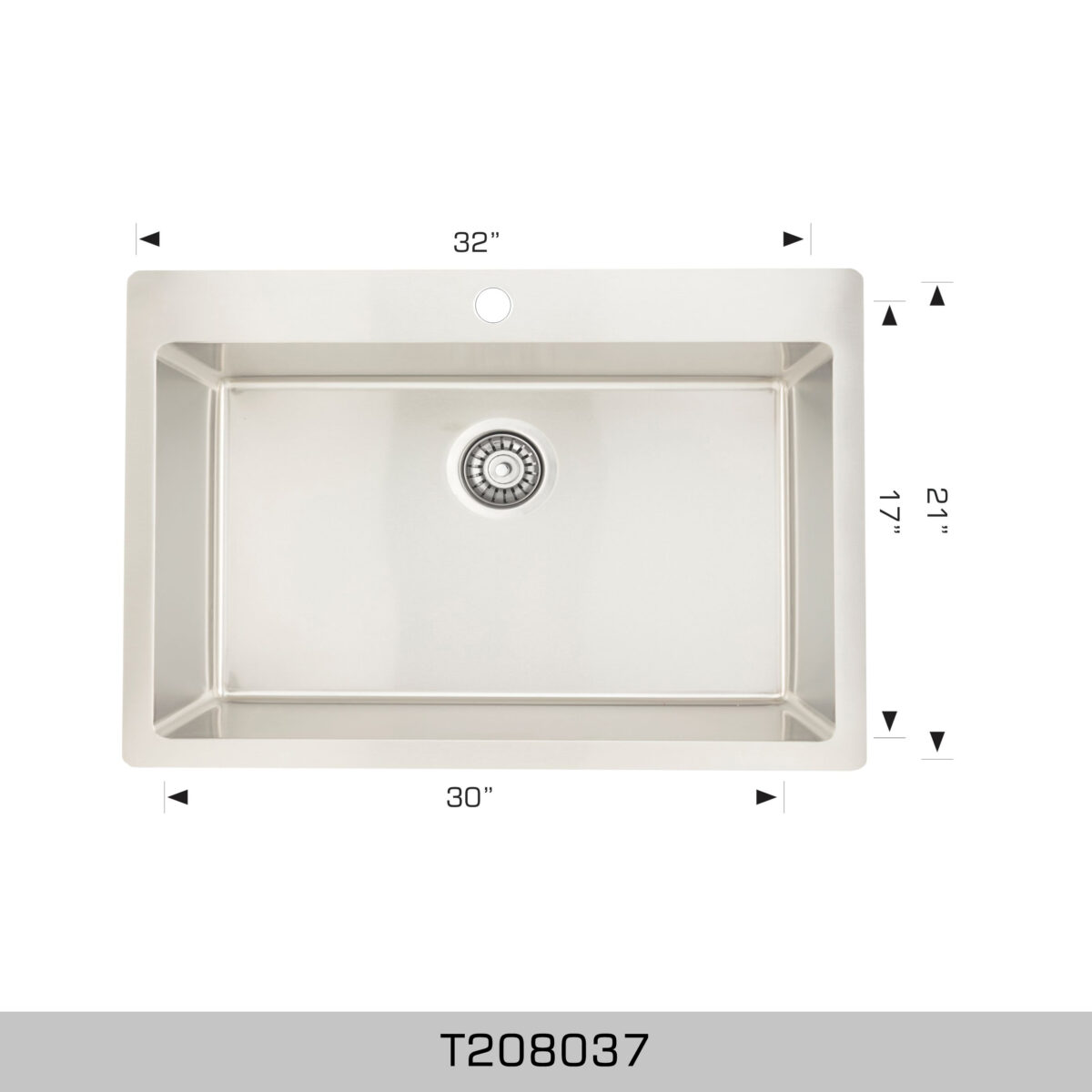 BOSCO T208037 Builder Series 32″ Kitchen Sink