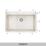 BOSCO T208037 Builder Series 32″ Kitchen Sink
