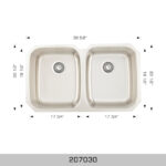 BOSCO 207030 Builder Series 38″ Kitchen Sink