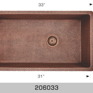 BOSCO 206033 Copper Series 33″ Kitchen Sink