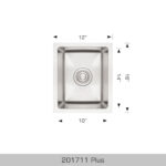 BOSCO 201711 Plus / Deluxe Series Plus 12″ Kitchen Sink