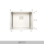 BOSCO 201717 Deluxe Series 19″ Kitchen Sink