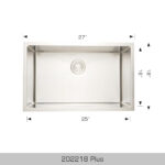 BOSCO 202218 Plus / Deluxe Series Plus 27″ Kitchen Sink