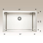 BOSCO 202215 Plus Laundry Sinks 25″ Kitchen Sink
