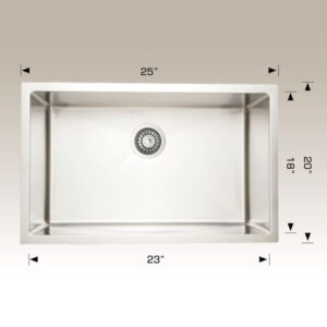 BOSCO 202215 Plus Laundry Sinks 25″ Kitchen Sink