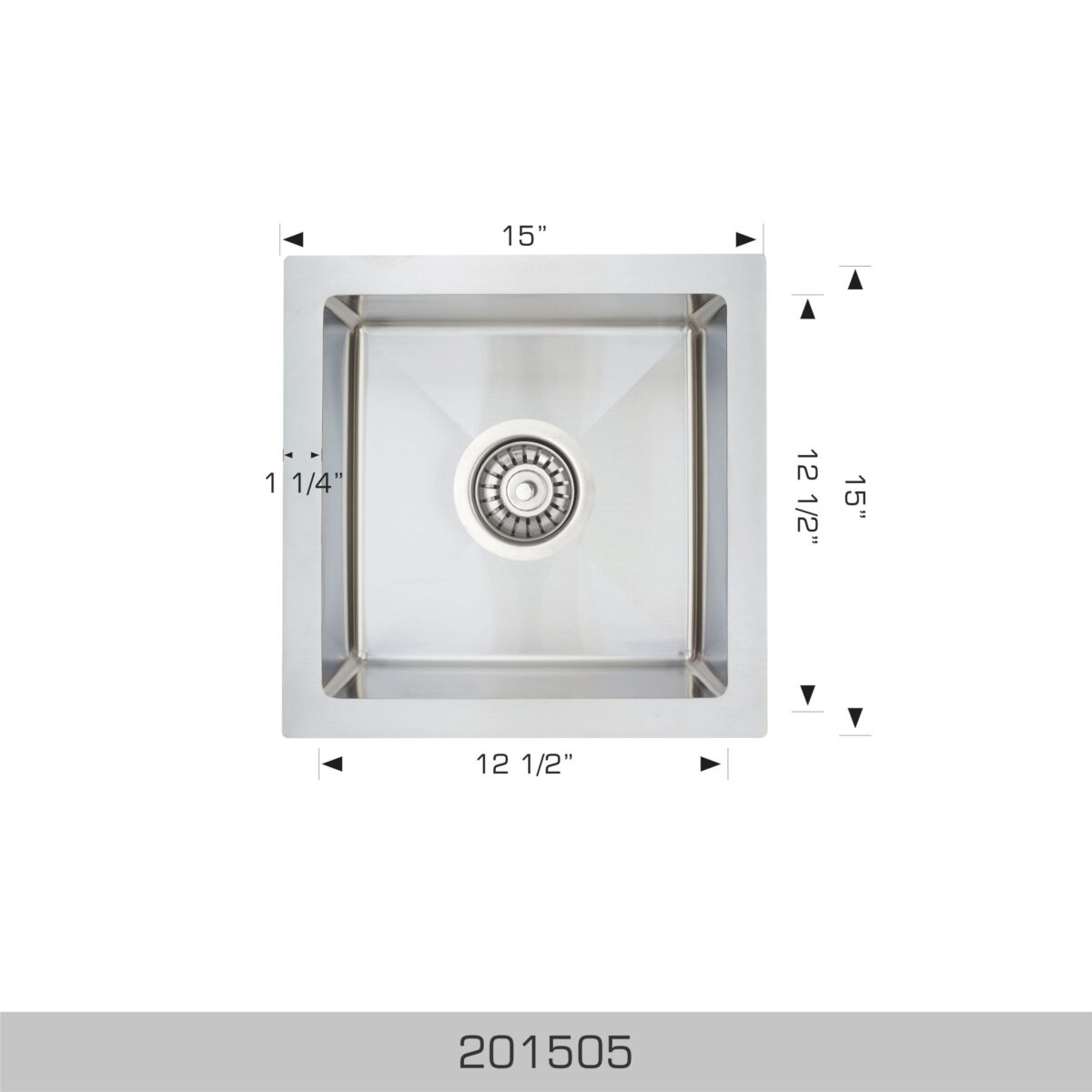 BOSCO 201505 RV Series 15″ Kitchen Sink