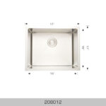 BOSCO 208012 Standard Series 17″ Kitchen Sink
