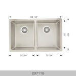 BOSCO 207116 Standard Series 28″ Kitchen Sink