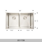 BOSCO 201708 Plus / Standard Series Plus 30″ Kitchen Sink