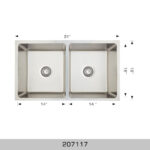 BOSCO 207117 Standard Series 31″ Kitchen Sink