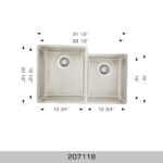 BOSCO 207118 Standard Series 31″ Kitchen Sink