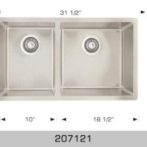 BOSCO 207121 Standard Series 31″ Kitchen Sink