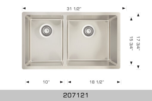 BoscoCanada_StandardSinkSeries_31_207121-510x340 BOSCO 207121 Standard Series 31″ Kitchen Sink - Image 1