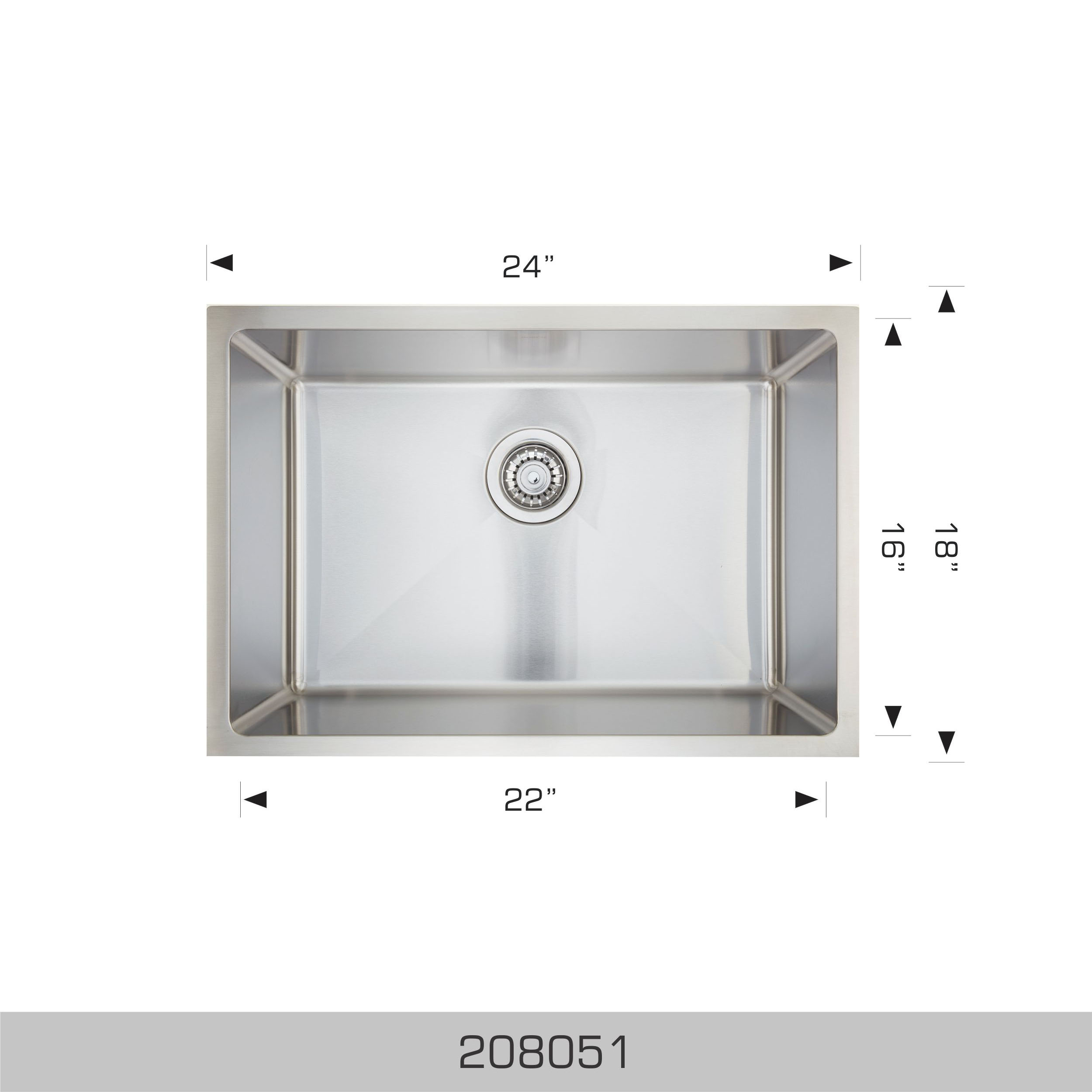BoscoCanada_SuperSinkSeries_24_208051 BOSCO 208051 Super Series 24″ Kitchen Sink