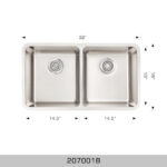 BOSCO 207001B Super Series 32″ Kitchen Sink
