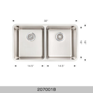 BOSCO 207001B Super Series 32″ Kitchen Sink