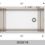 BOSCO 203218 Titanium Plus Series 32″ Kitchen Sink