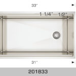 BOSCO 201833 Titanium Plus Series 33″ Kitchen Sink