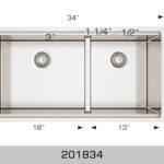 BOSCO 201834 Titanium Plus Series 34″ Kitchen Sink