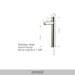 BOSCO 200002 Vessel Faucet