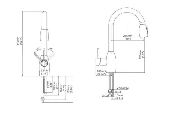 Accessories_Faucets_200048-2 BOSCO 200048 Kitchen Faucet