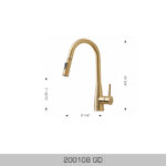 BOSCO 200108GD Kitchen Faucet