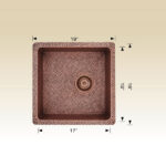BOSCO 206018 Copper Series 19″ Kitchen Sink