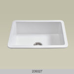 BOSCO 209027 Fireclay Apron Series 26″ Kitchen Sink