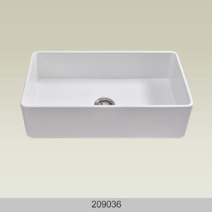 BOSCO 209036 Fireclay Apron Series 35″ Kitchen Sink