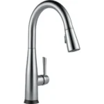 Delta ESSA Single Handle Pull-Down Kitchen Faucet with Touch2O Technology - Arctic Stainless