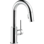 Delta TRINSIC Single Handle Pull-Down Bar / Prep Faucet - Chrome