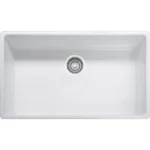 Franke 33" Farm House Fireclay Single Bowl Apron Front Kitchen Sink White
