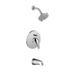 ALT 91116 VOLO Pressure balance tub/shower system Polished Chrome