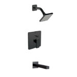 ALT 91246EB RIGA Pressure balance tub - Shower System Electro Black