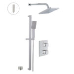 ALT 91282 RIGA Thermostatic shower system – 2 functions Polished Chrome