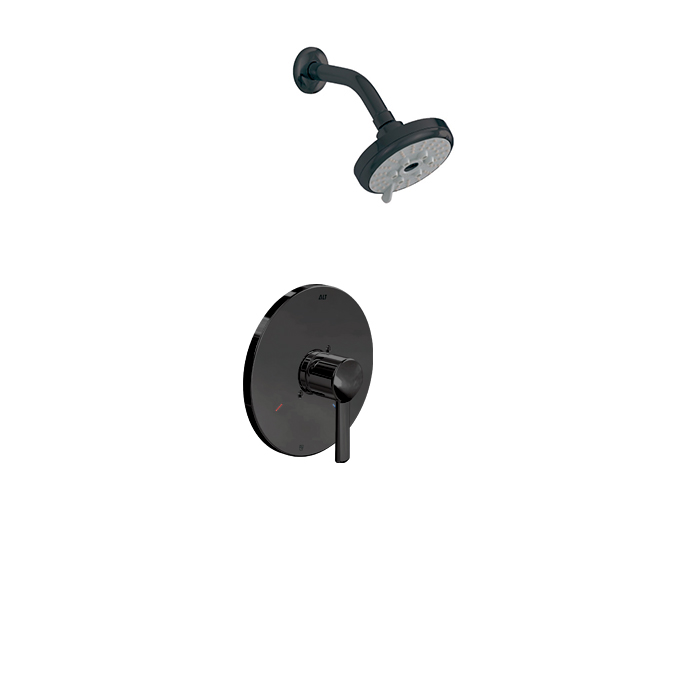 91445EB ALT 91445 CIRCO Pressure balance shower system Electro Black