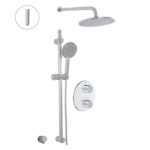 ALT 91482 CIRCO Thermostatic shower system – 2 functions Polished Chrome