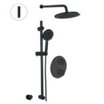 ALT 91482 CIRCO Thermostatic shower system – 2 functions Electro Black