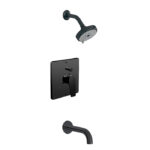 ALT 91746 VIA DANTE pressure balance tub/shower system Electro Black