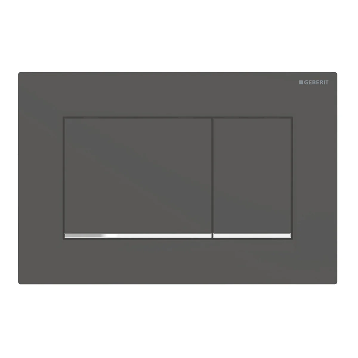 Geberit 115.883.14.1 - Sigma30 Dual Flush Actuator Plate - Matte Black Geberit 115.883.14.1 - Sigma30 Dual Flush Actuator Plate - Matte Black