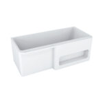 Zitta BASCA TBS6731FA001 - Freestanding bathtub 67 in glossy white