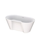 Zitta HOMDA THM6032FA001 - Freestanding bathtub 60 in glossy white