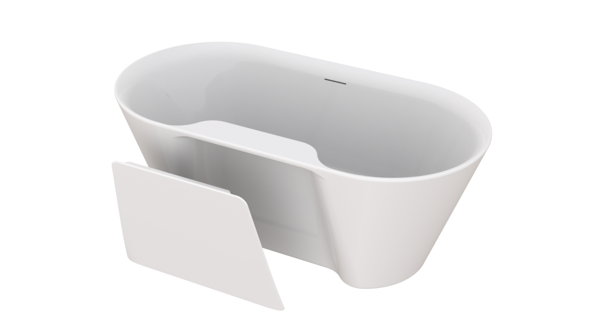 Zitta HOMDA PLUS THM6032FAP01 - Freestanding bathtub 60 in glossy white