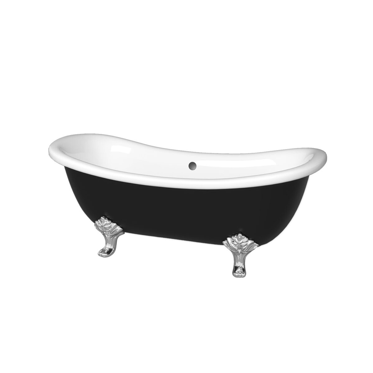 Zitta Harrogate THR6730FI009 - Freestanding bathtub 66 3/4 in matte black