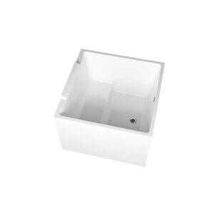 Zitta SAMOS TSM3939FA001 - Freestanding bathtub 39 3/8 in glossy white