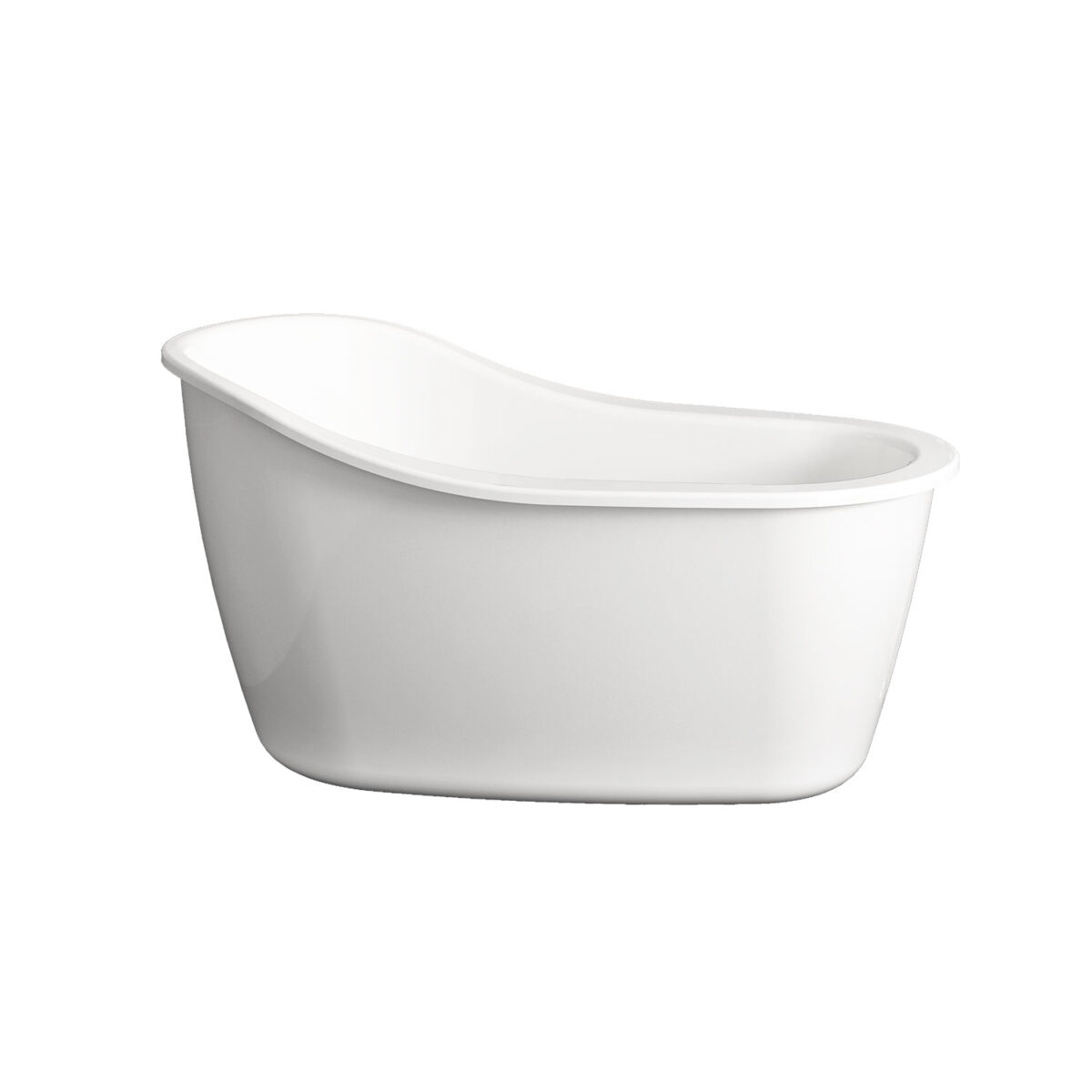Zitta SOFFIO TSO6033FA001 - Freestanding bathtub 60 1/4 in glossy white