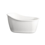 Zitta SOFFIO TSO6033FA001 - Freestanding bathtub 60 1/4 in glossy white